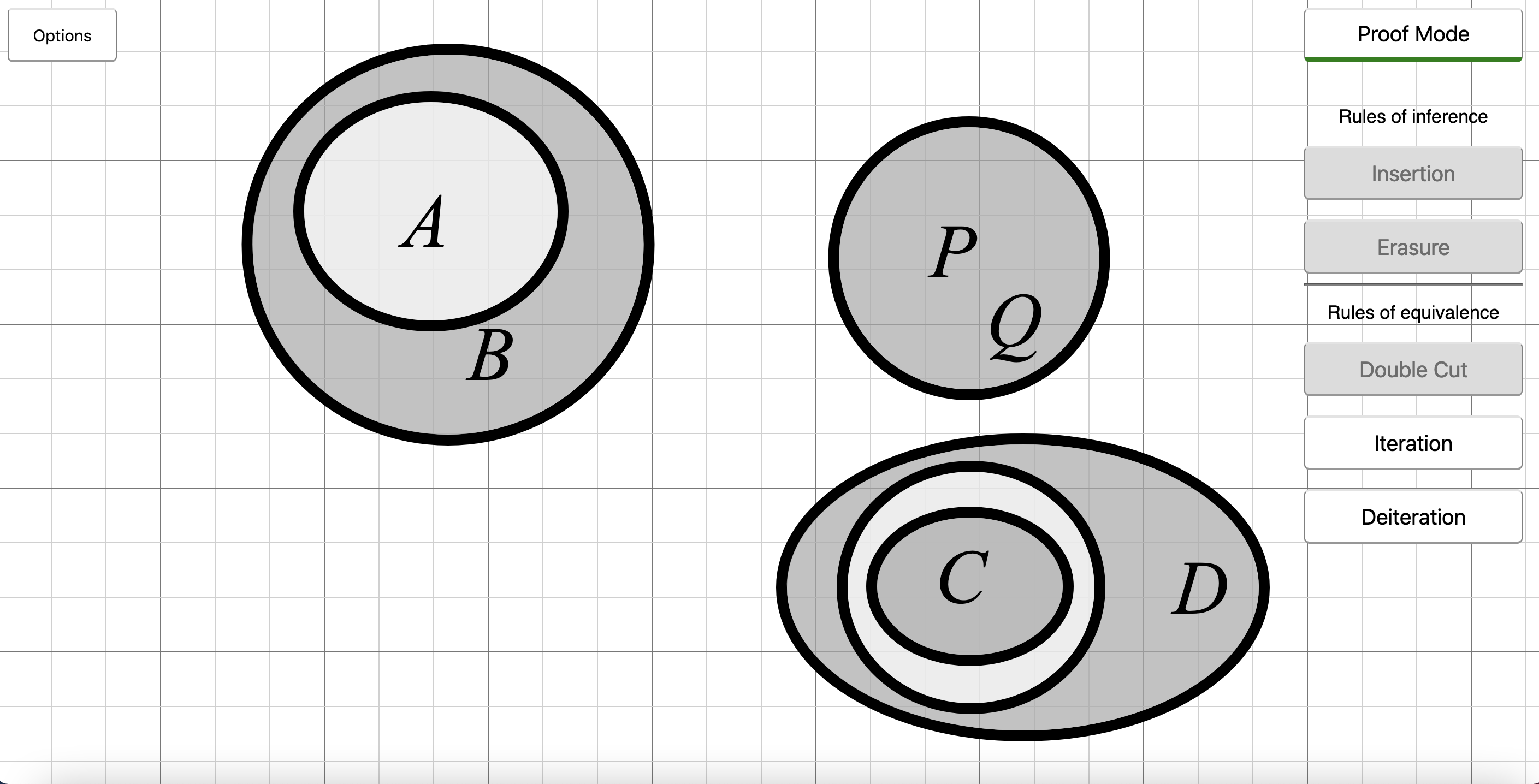Example of the Visual Logic interface